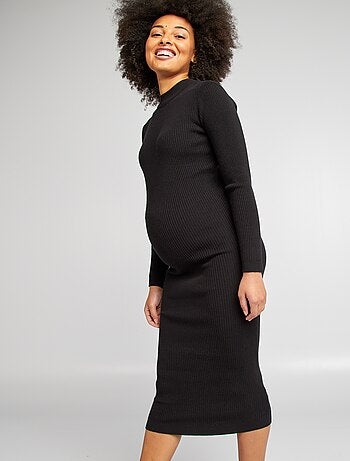 Vestido comprido de grávida