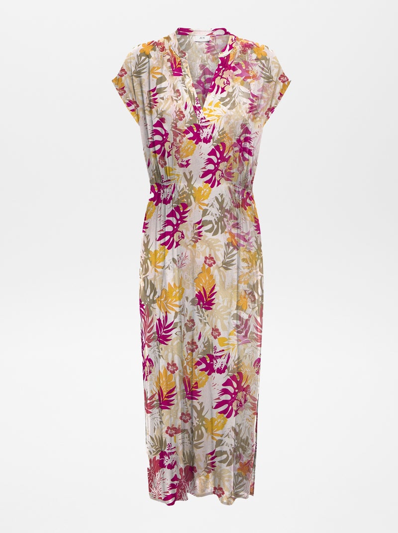 Vestido comprido estampado 'JDY' BEGE - Kiabi