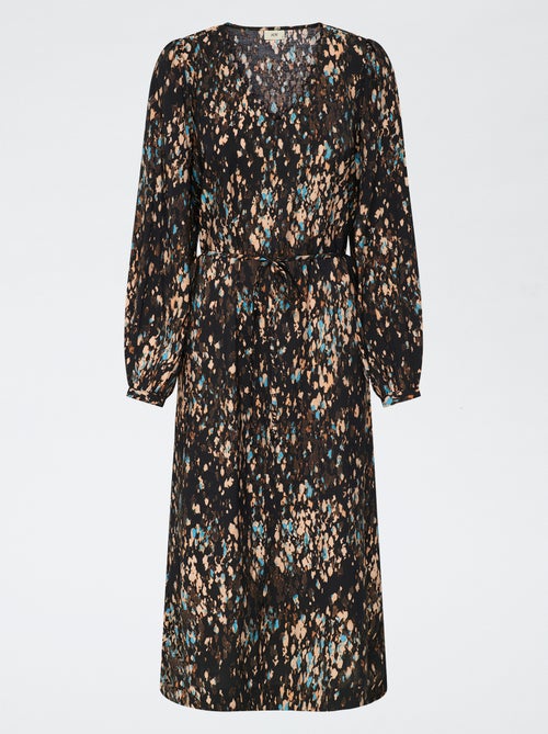 Vestido comprido estampado 'JDY' - Kiabi