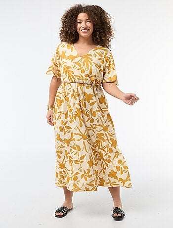 Vestido comprido estilo envelope