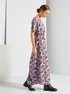 Vestido comprido florido 'JDY' - Kiabi