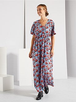 Vestido comprido florido 'JDY' - Kiabi