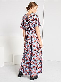 Vestido comprido florido 'JDY' - Kiabi