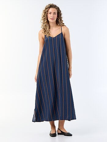 Vestido comprido fluido
