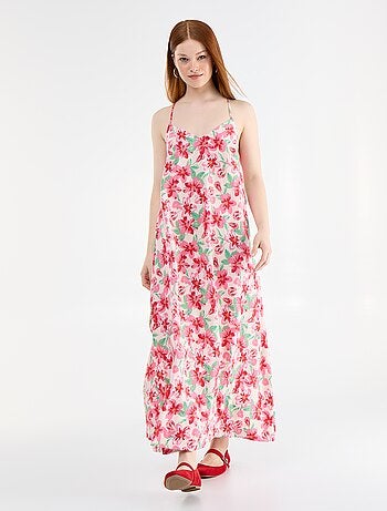 Vestido comprido fluido