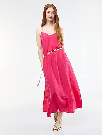 Vestido comprido fluido
