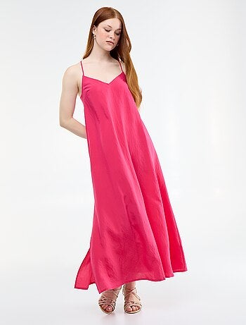 Vestido comprido fluido
