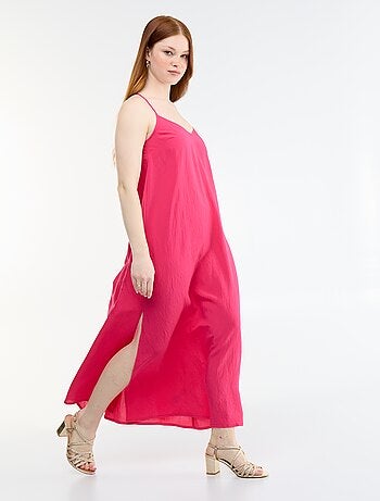 Vestido comprido fluido