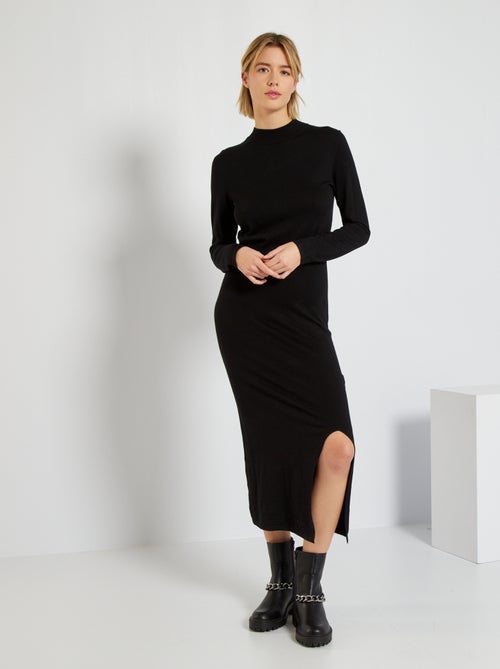 Vestido comprido justo - Kiabi