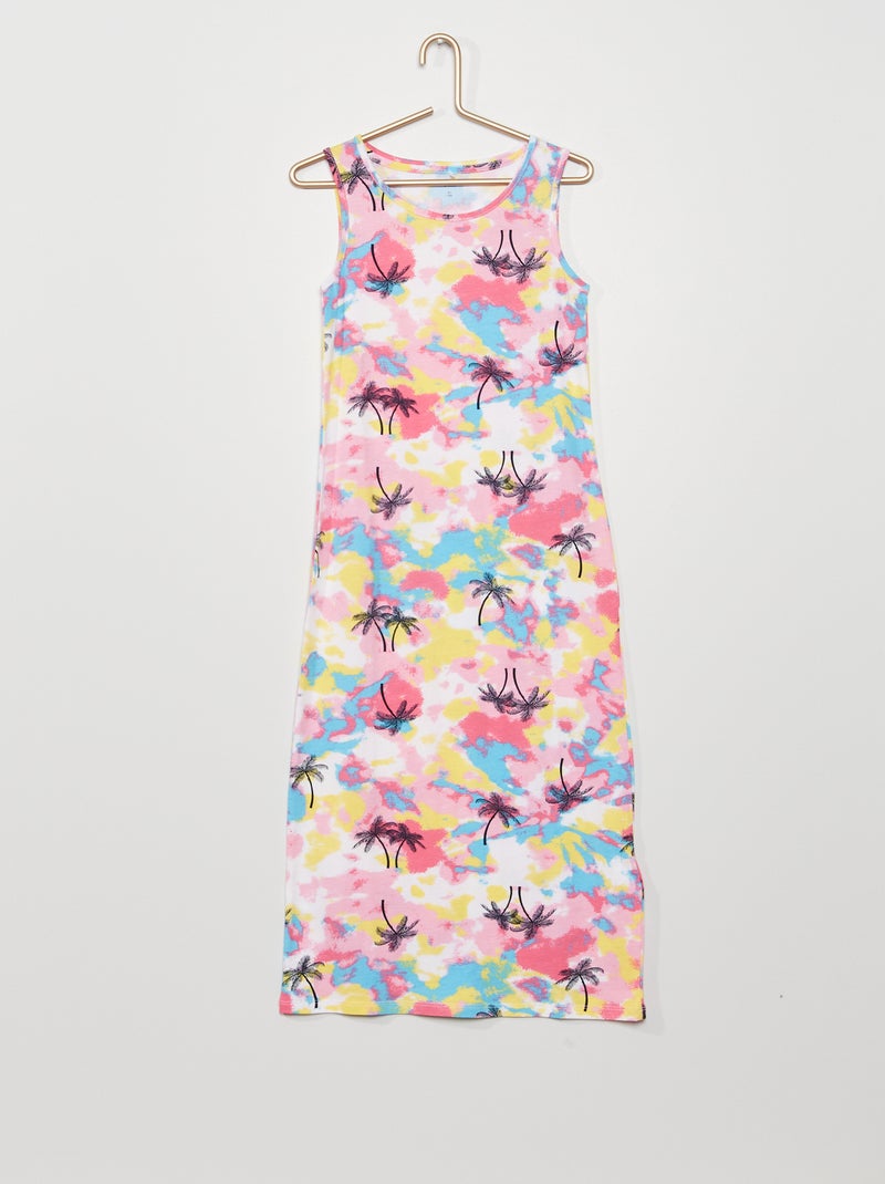 Vestido comprido marinheiro Branco - Kiabi