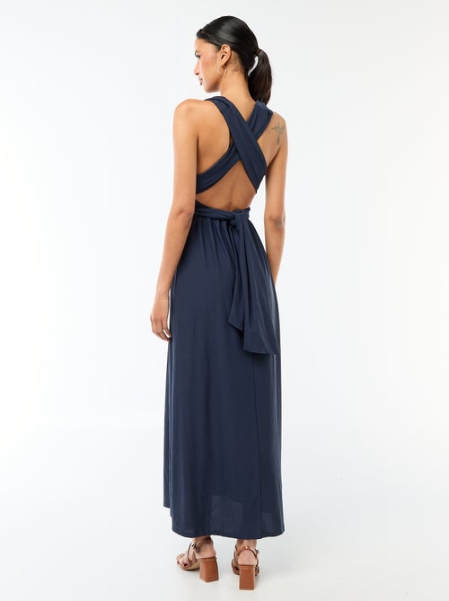 Vestido comprido multiposições - Kiabi