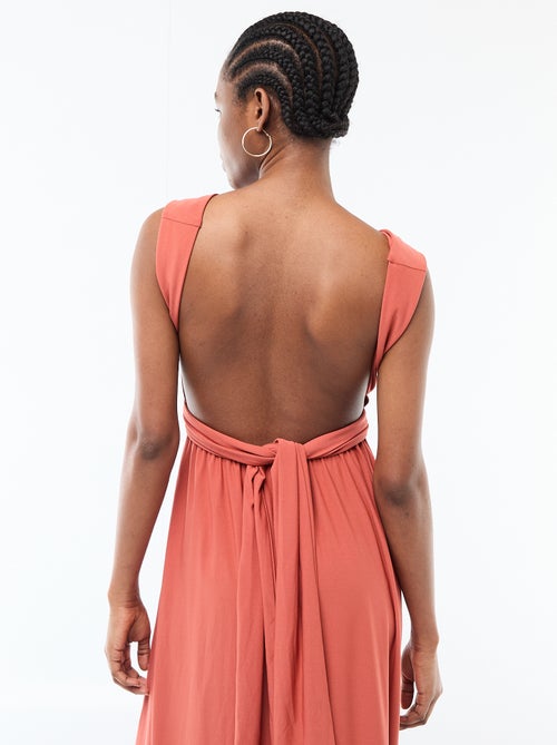 Vestido comprido multiposições - Kiabi