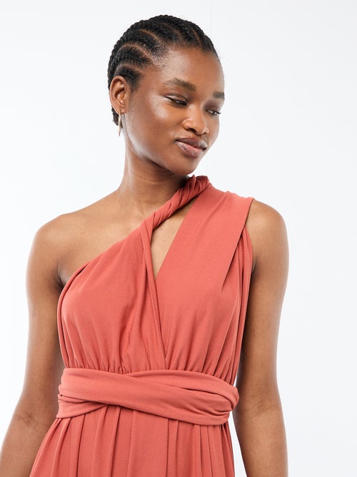 Vestido comprido multiposições - Kiabi