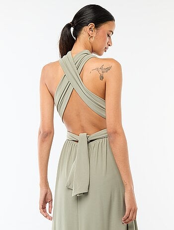 Vestido comprido multiposições