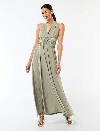 Vestido comprido multiposições