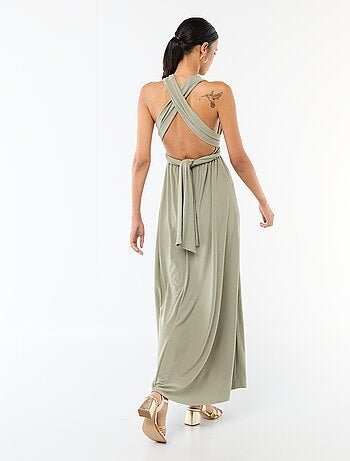 Vestido comprido multiposições