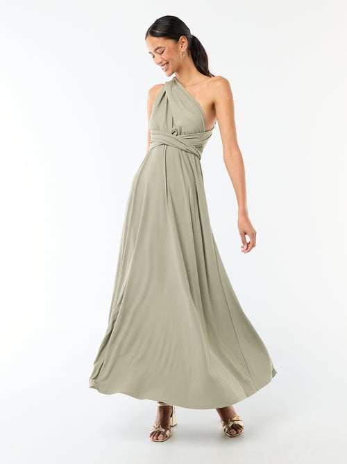 Vestido comprido multiposições - Kiabi Vestido comprido multiposições - Kiabi