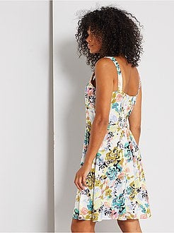 Vestido comprido pontilhado 'JDY' - Kiabi