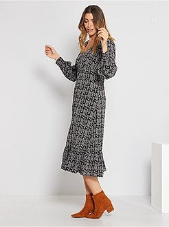 Vestido comprido - Kiabi