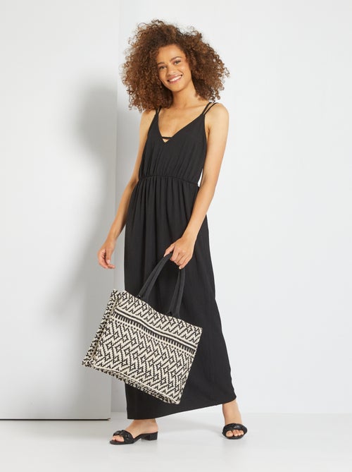Vestido comprido - Kiabi