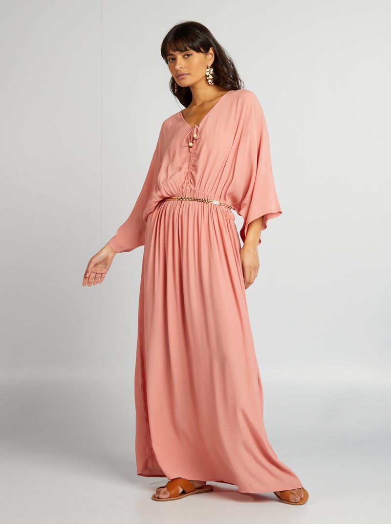 Vestido comprido ROSA - Kiabi