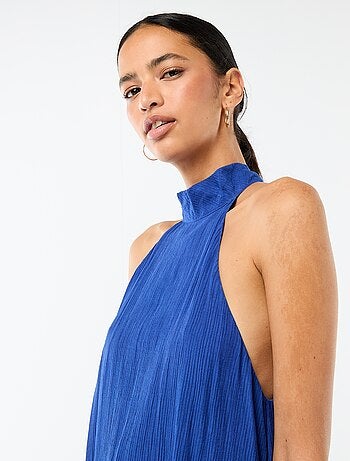 Vestido comprido sem mangas