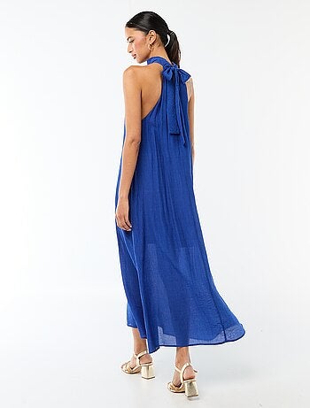 Vestido comprido sem mangas