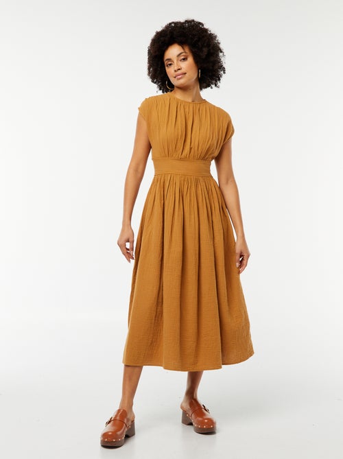 Vestido comprido sem mangas - Kiabi