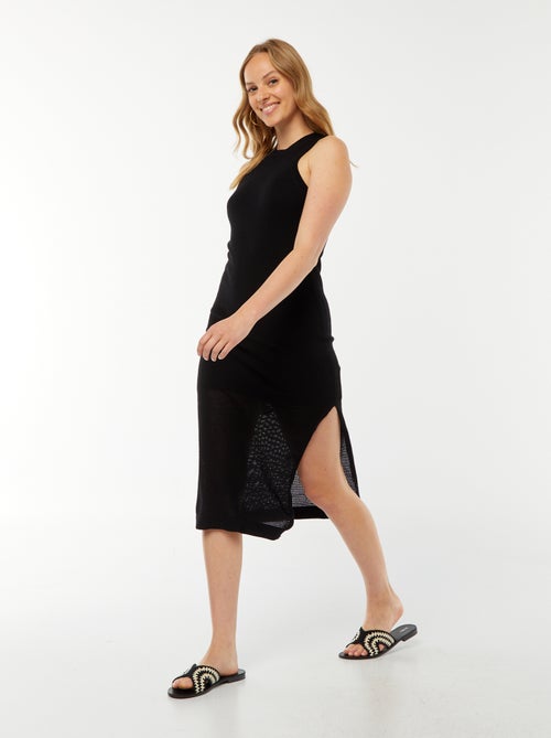Vestido comprido sem mangas - Kiabi
