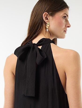 Vestido comprido sem mangas