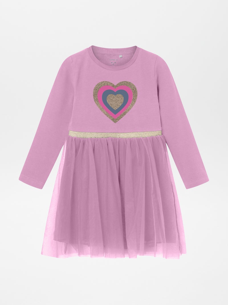 Vestido comprido tutu ROSA - Kiabi