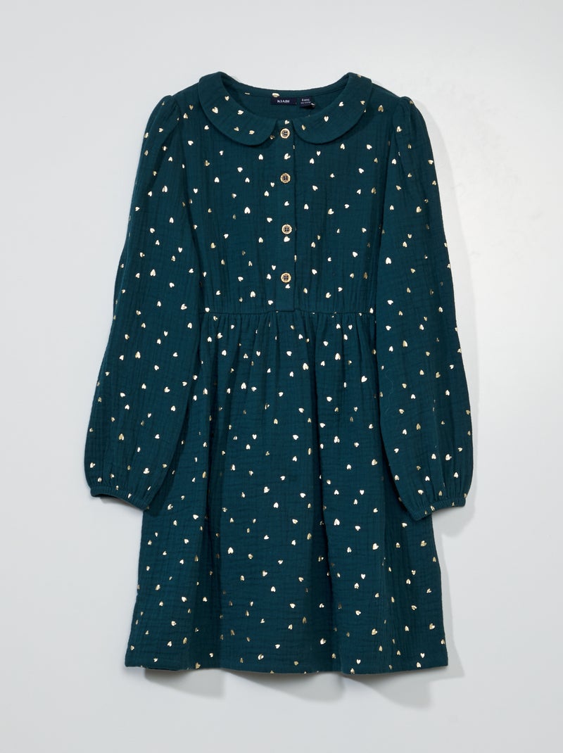 Vestido comprido VERDE - Kiabi