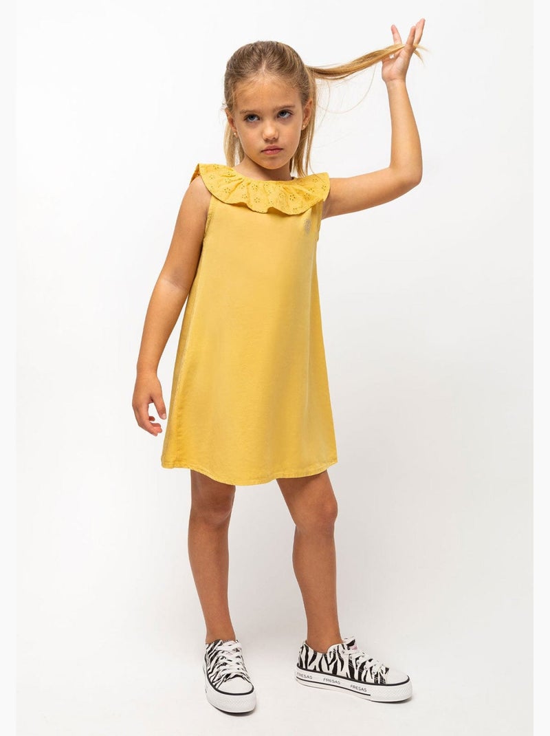 Vestido conguitos Amarelo - Kiabi