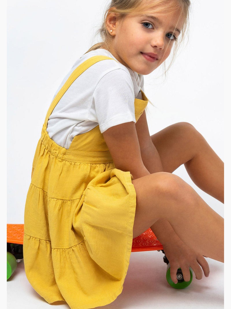 Vestido conguitos Amarelo - Kiabi
