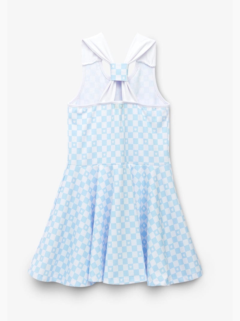 Vestido conguitos Azul-celeste - Kiabi