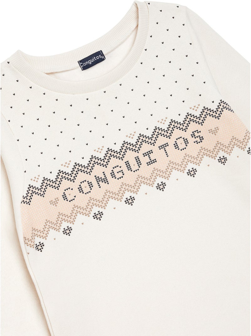 Vestido conguitos Bege - Kiabi