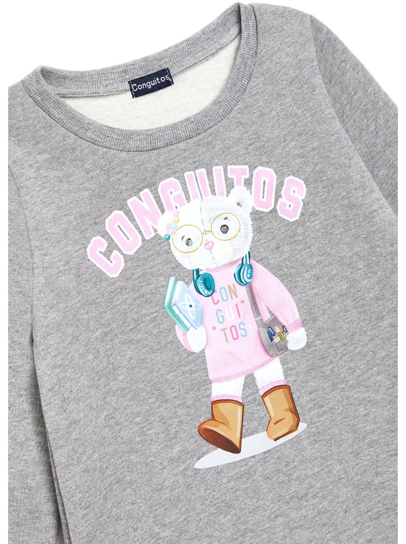 Vestido conguitos Cinza-cinza - Kiabi