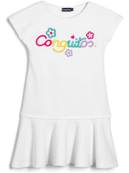 Vestido conguitos logo frontal - Kiabi