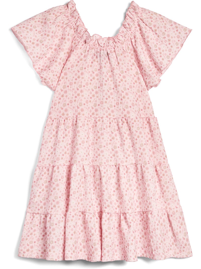 Vestido conguitos logo Rosa - Kiabi