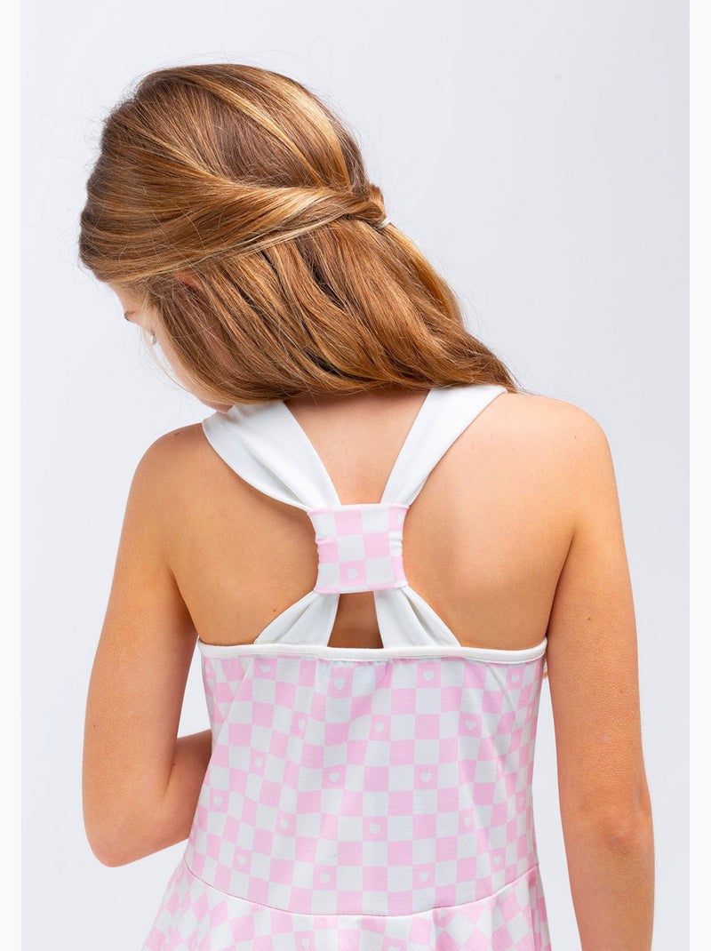Vestido conguitos Rosa - Kiabi