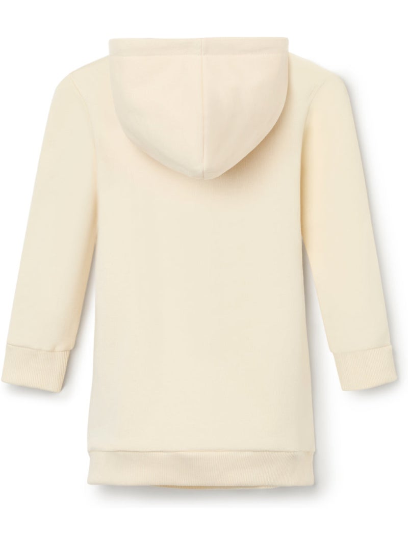 Vestido conguitos sudadera con  capucha cherries Bege - Kiabi