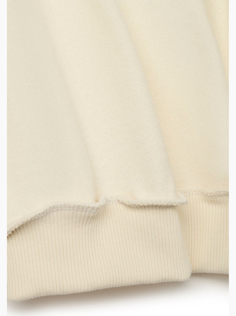 Vestido conguitos sudadera con  capucha cherries Bege - Kiabi
