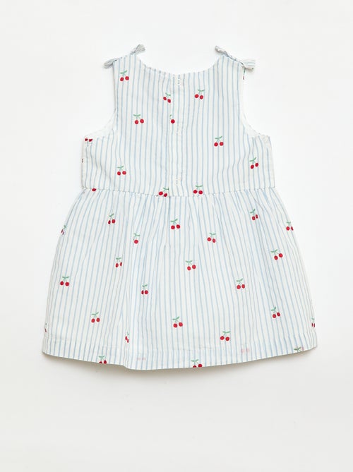 Vestido corte evasé sem mangas - Kiabi