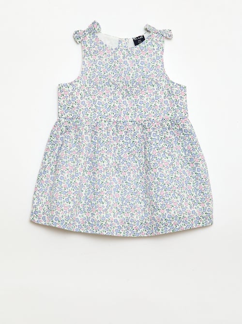 Vestido corte evasé sem mangas - Kiabi