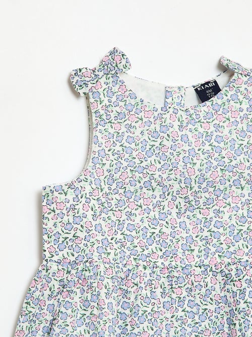 Vestido corte evasé sem mangas - Kiabi