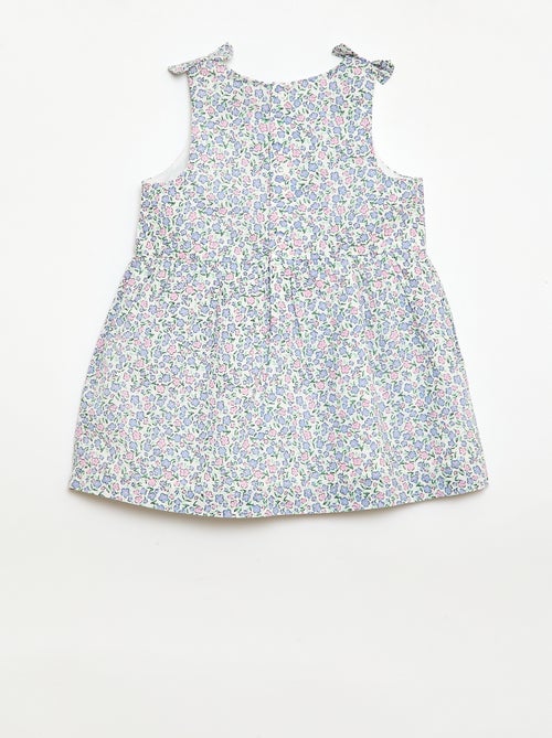 Vestido corte evasé sem mangas - Kiabi