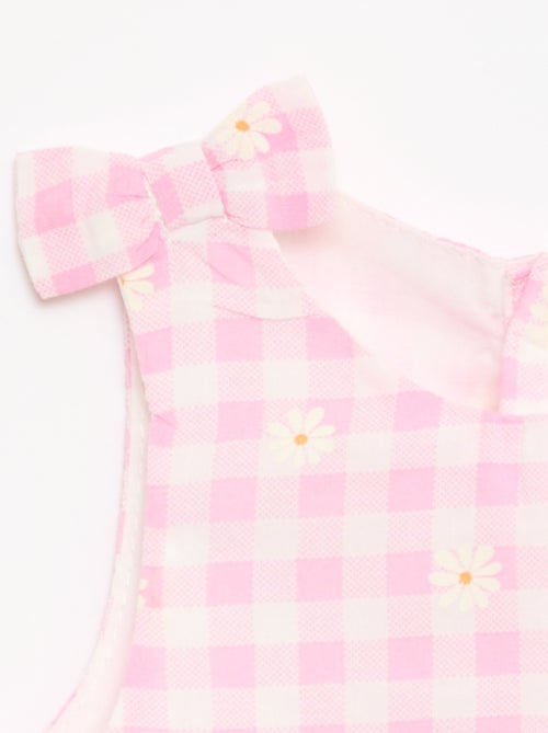 Vestido corte evasé sem mangas - Kiabi