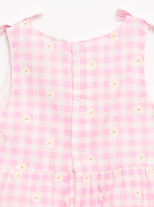Vestido corte evasé sem mangas - Kiabi