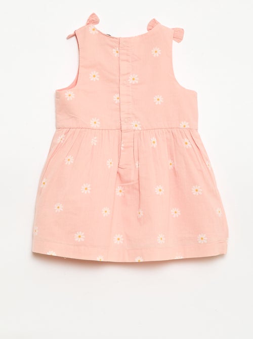 Vestido corte evasê sem mangas - Kiabi