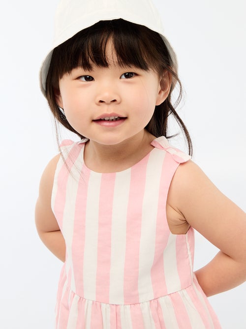 Vestido corte evasé sem mangas - Kiabi